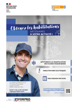 A4 Affiche Obtenez les habilitations