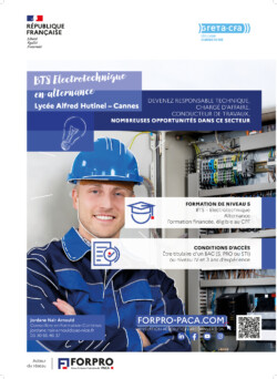 Affiche - BTS - électrotechnique