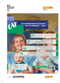Flyer AEPE Accompagnement Educatif Petite Enfance