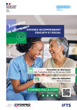 Flyer - Formation en alternance Accompagnant éducatif et social