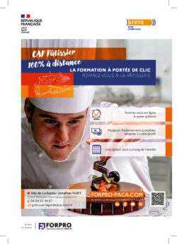 Flyer CAP Pâtisserie
