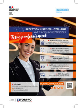 Flyer TP réceptionniste opt. anglais